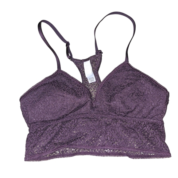 Womens DKNY Purple Lace Bralette, Size Small, Excellent Condition! - Picture 1 of 3